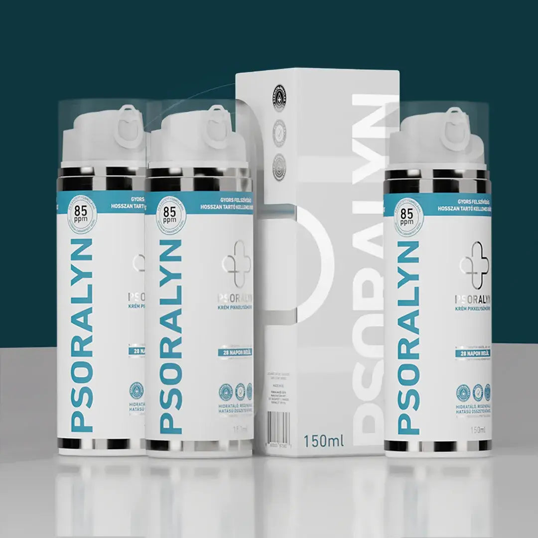 Psoralyn - pikkelysömör elleni krém (85ppm) - Egy éves csomag (4 db)